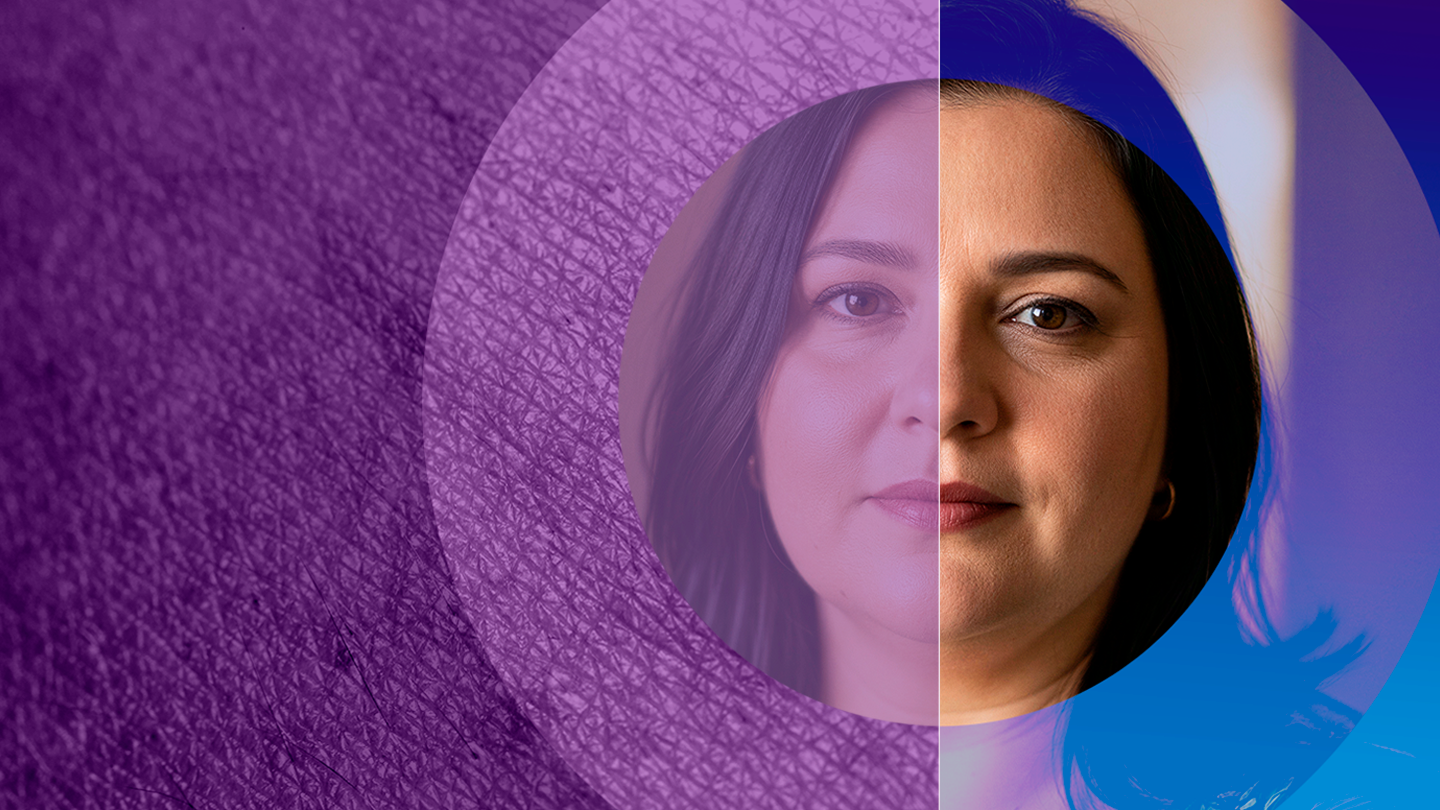 Mulher olhando para o horizonte